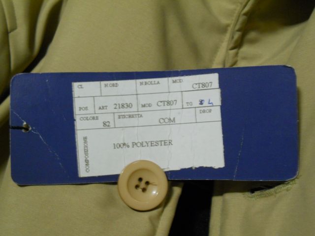 Giubbino double face nuovo con cartellino