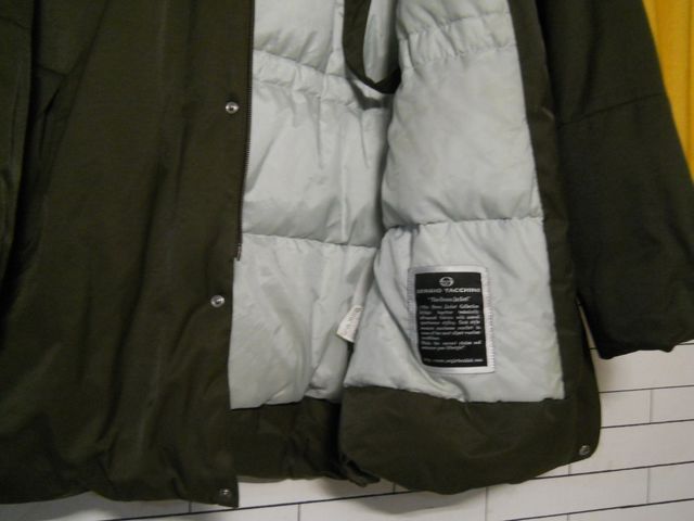 Piumino uomo Sergio Tacchini colletto pelliccia