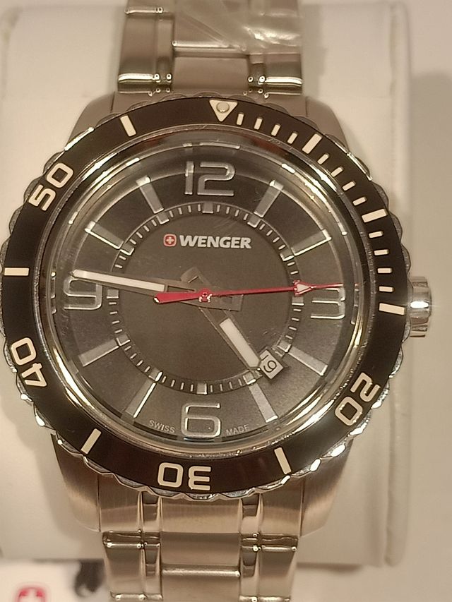 Orologio Wenger Roadster Black/Steel Dia. 45mm