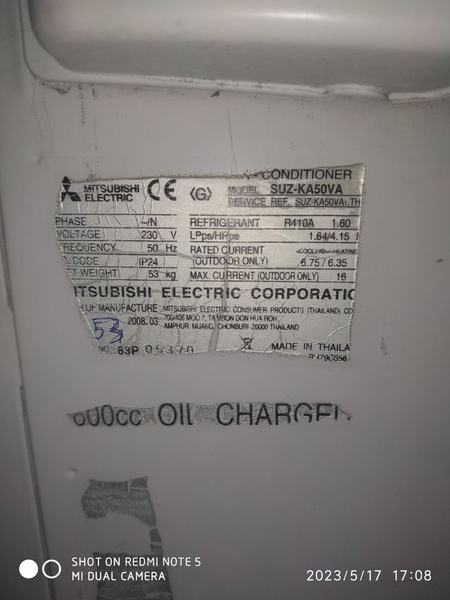 se vende aire acondicionado Mitsubishi de suelo