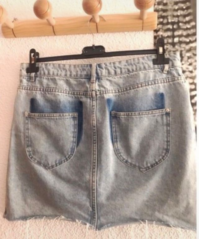 Falda denim