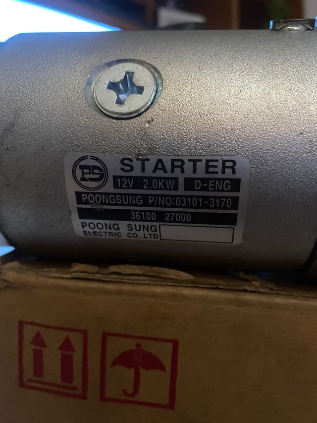 Motor de Arranque Kia Original