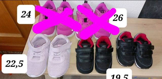 Zapatillas Nike niña y bebé