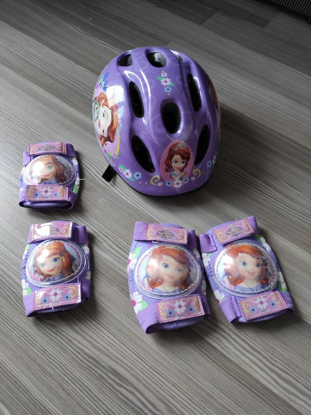 casco y protecciones