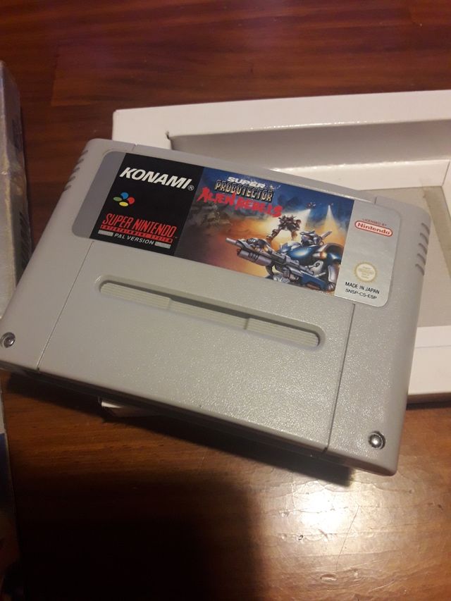 Se vende súper probotector alien rebels de snes 
