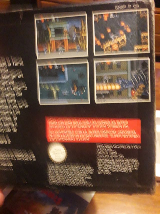 Se vende súper probotector alien rebels de snes 