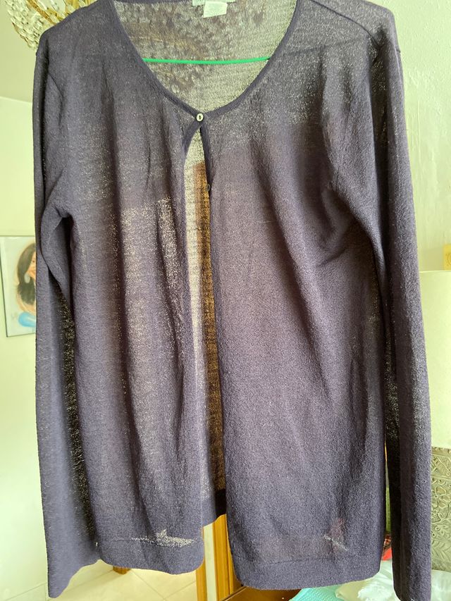 Conjunto de top y chaqueta de Mango tricot