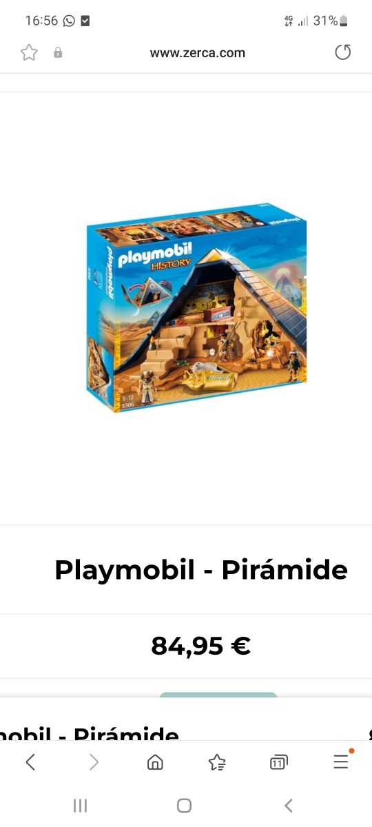 pirámide playmobil