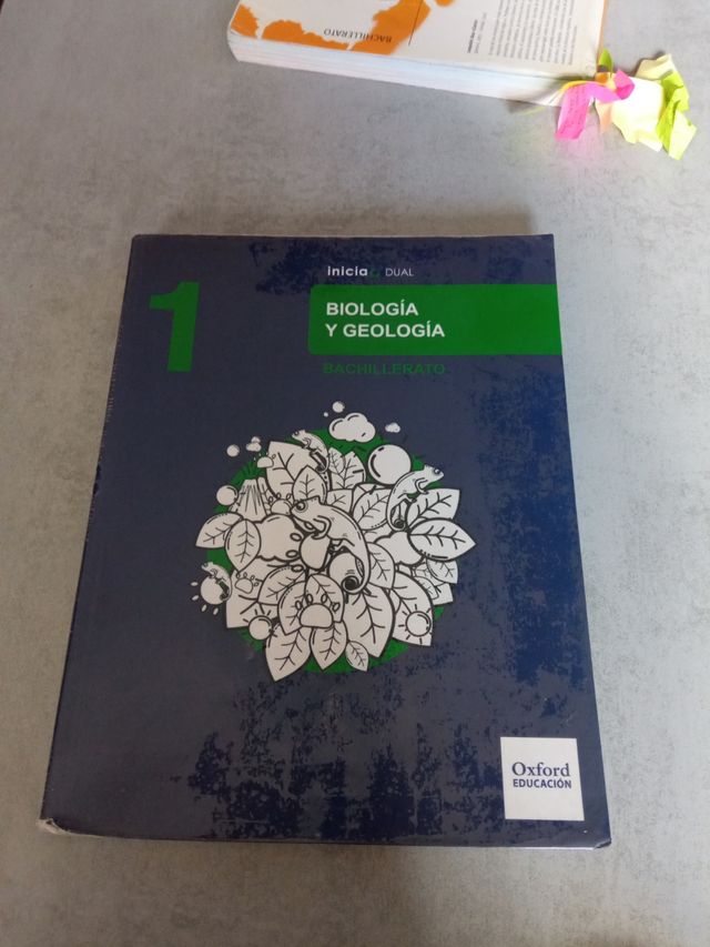 Libro de biología y geología