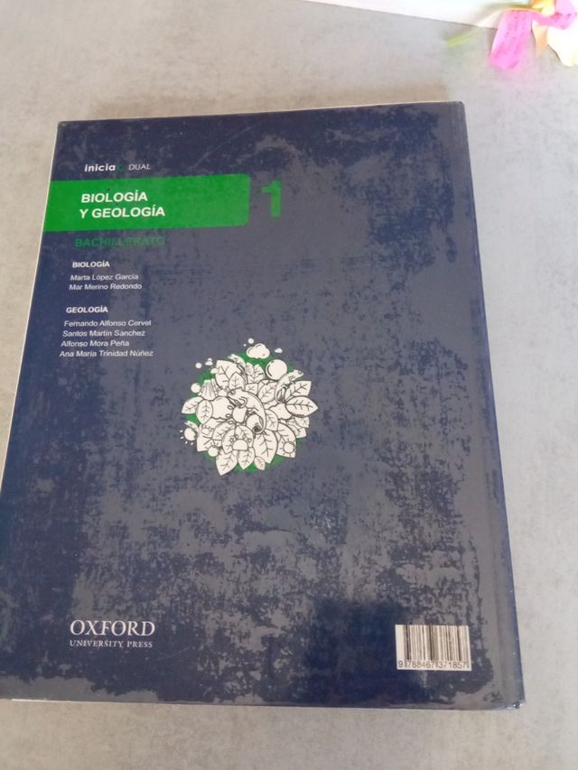 Libro de biología y geología