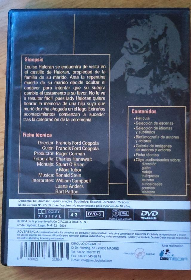 Dementia 13 (DVD)