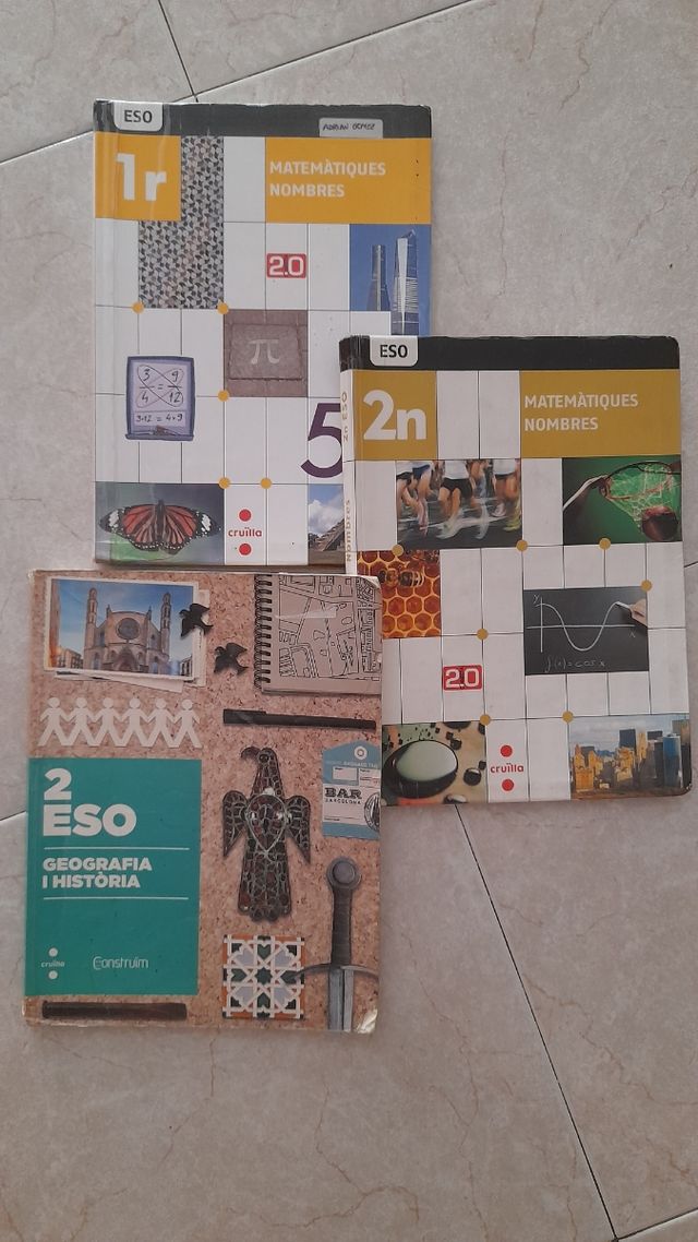 libros escolares de la ESO 10€ la unidad