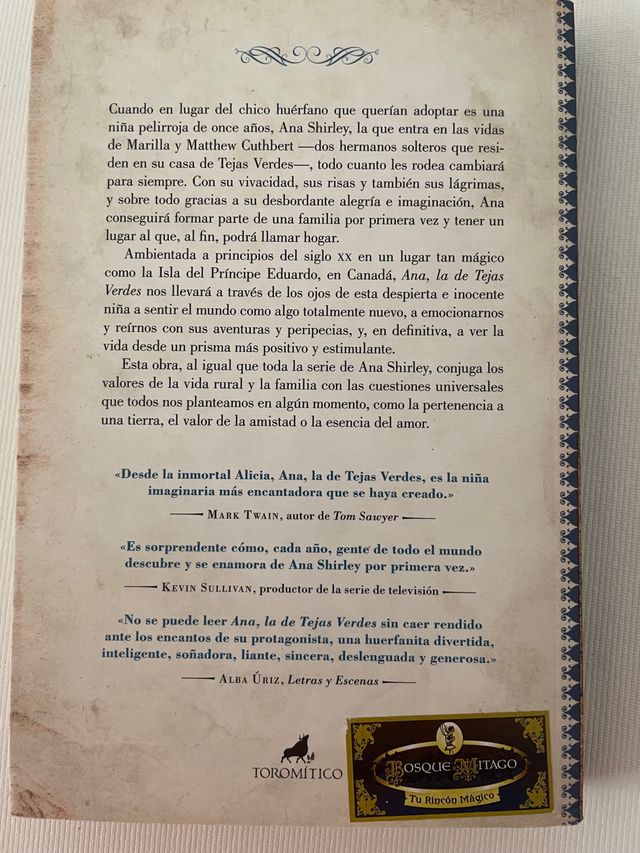 Ana la de Tejas verdes