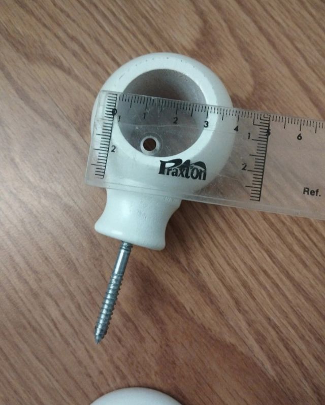 Soportes cortinas de madera