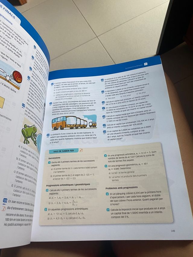Libro de mates 3r Eso Santillana en catalan