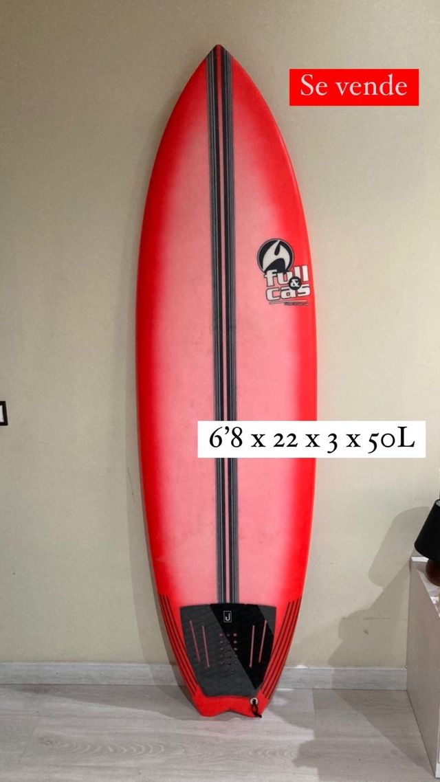 Tabla surf full and cas evolutiva epoxy 50L de segunda mano por 349 EUR