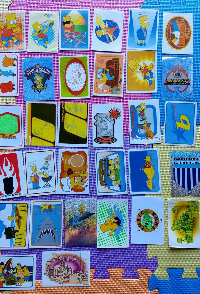 Pegatinas Figuras Los Simpson 1999/2000