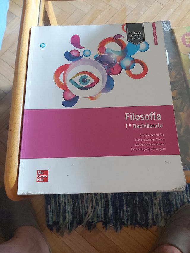 Filosofía 1° bachillerato Mc Graw Hill de segunda mano por 20 EUR en Móstoles en WALLAPOP