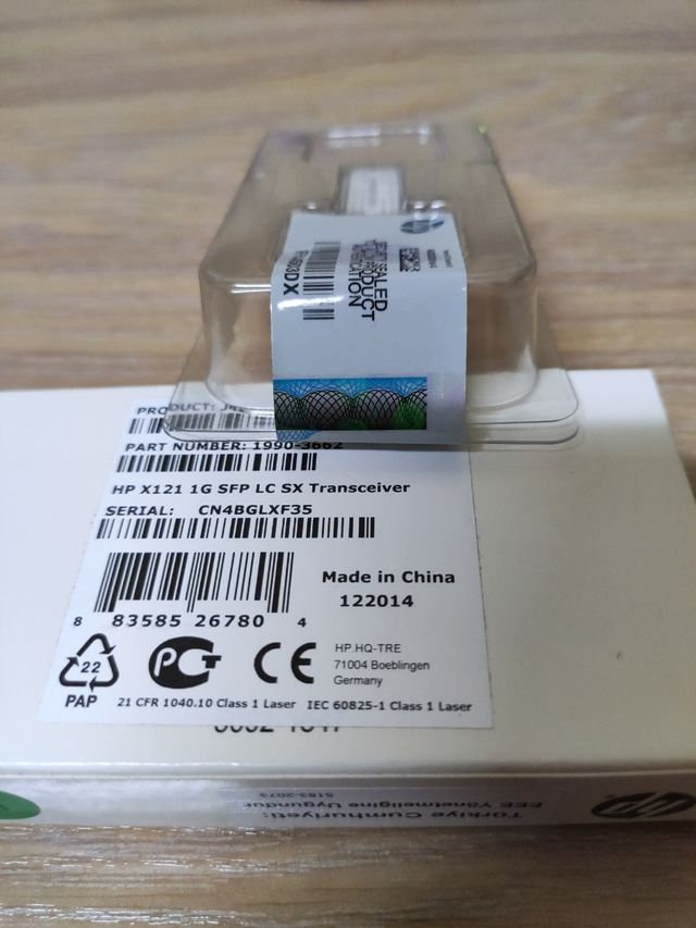 HP X121 1G SFP LC SX Transceiver