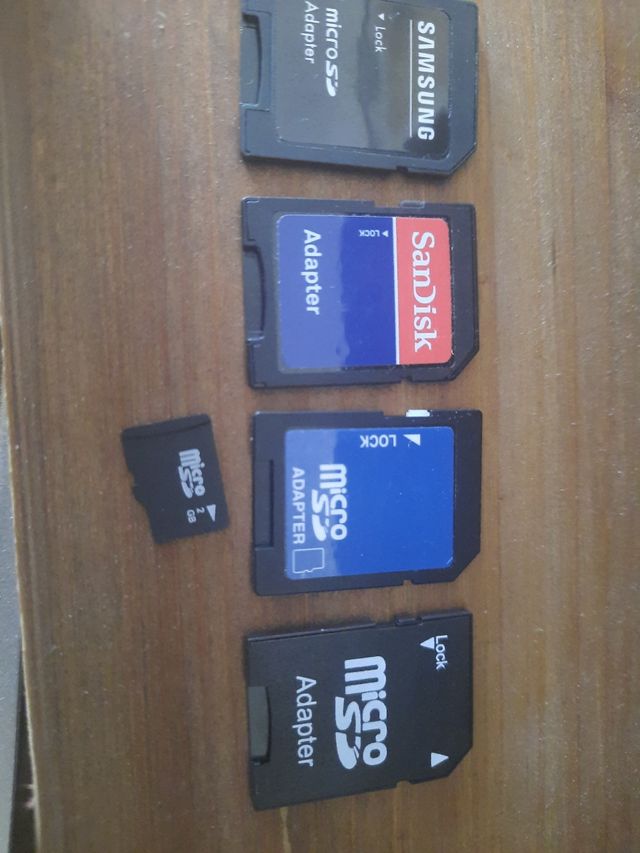 4 Micro SD adaptadores