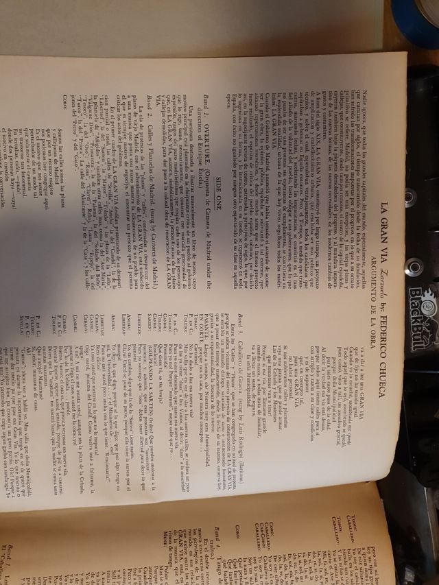 zarzuela La gran via.