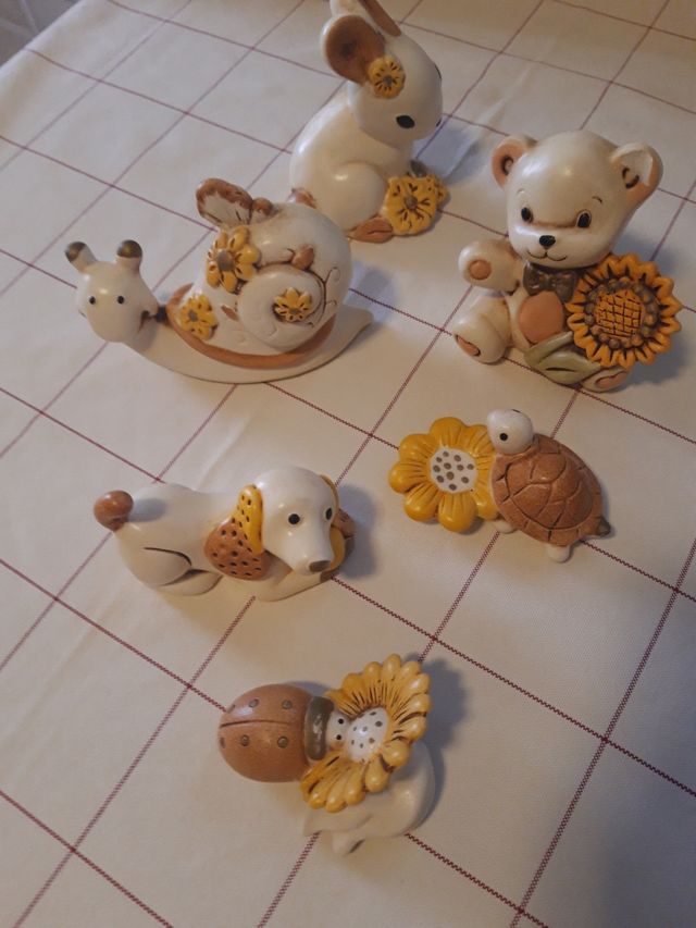 N°6 statuette in ceramica di Capodimonte