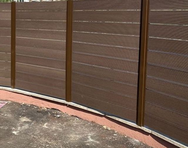 Recinzione tecnologica in legno