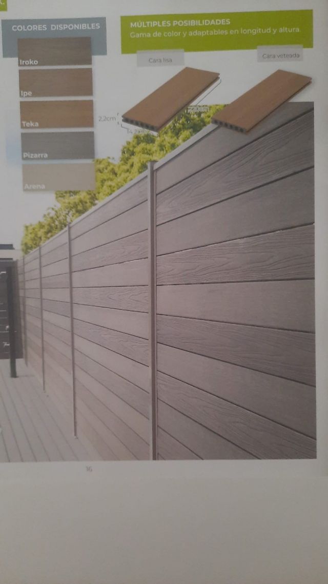 Recinzione tecnologica in legno