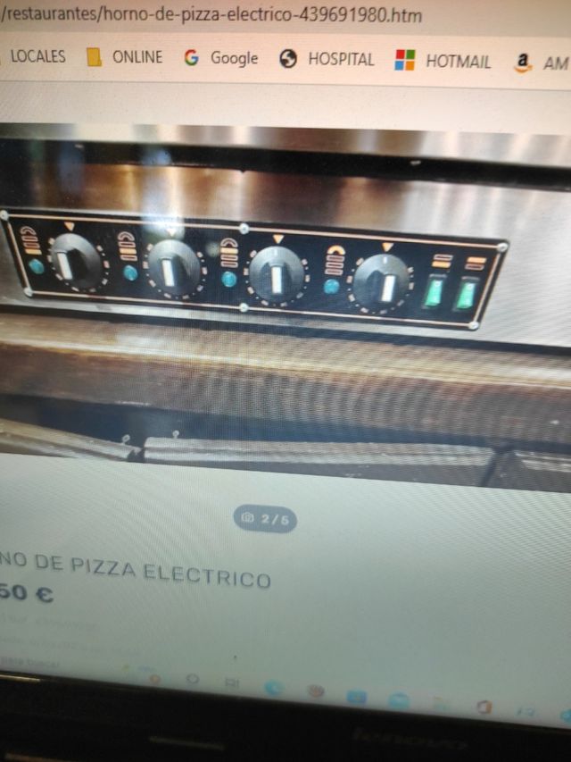 Horno eléctrico de pizza 