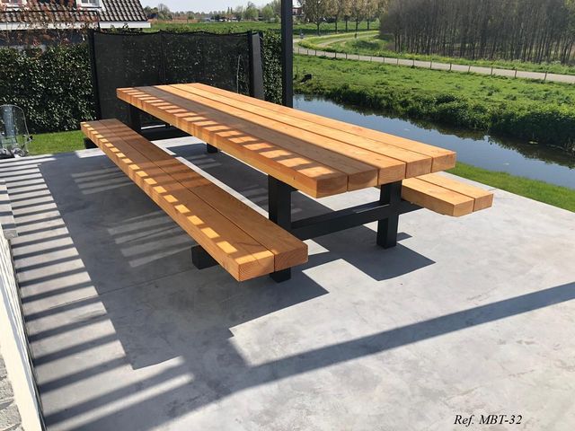 Mesa con Bancos para Terraza