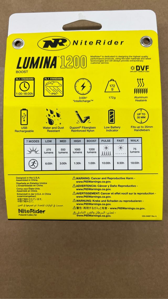 Torcia Lumia 1200 Nite Rider
