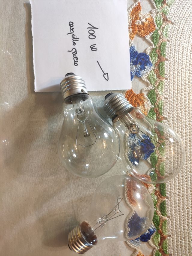 Bombillas incandescentes (19unidades)