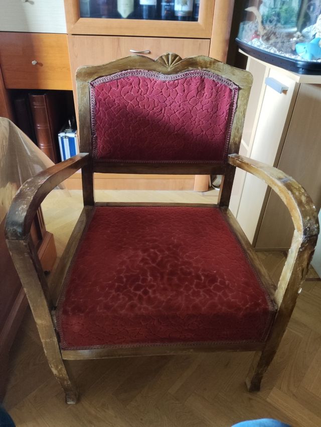 Silla antigua isabelina antigua