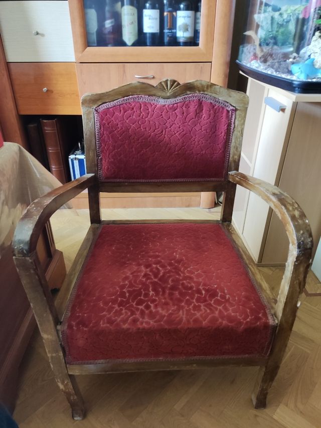 Silla antigua isabelina antigua