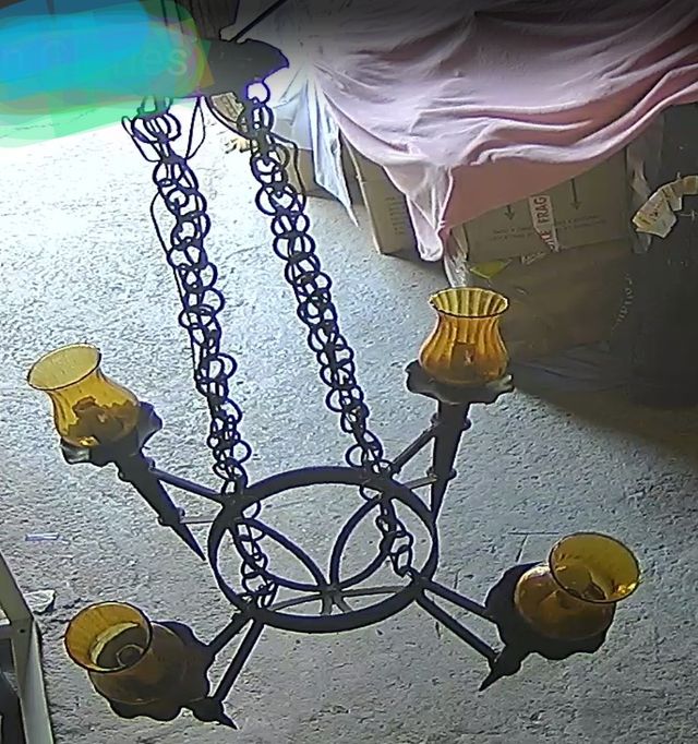 lámpara techo.