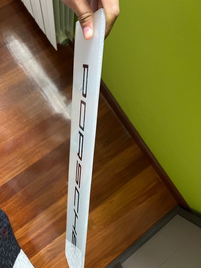 Matricula metacrilato Porsche Exposicion