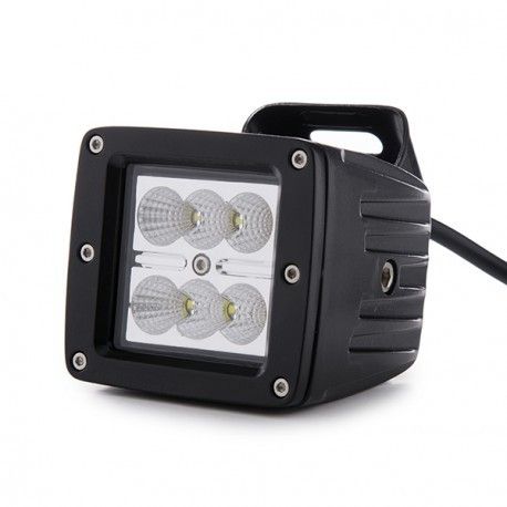 FOCO 6 LED 18W, LUZ AZUL 12V-24V AGRICULTURA