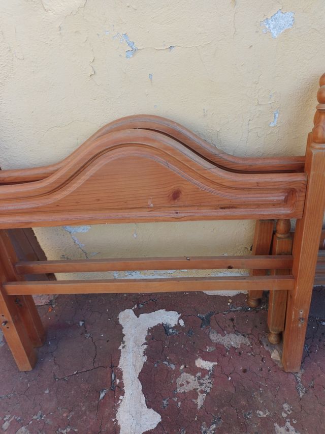 cabecero cama de madera