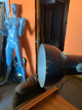 Lámpara da mesa años 70