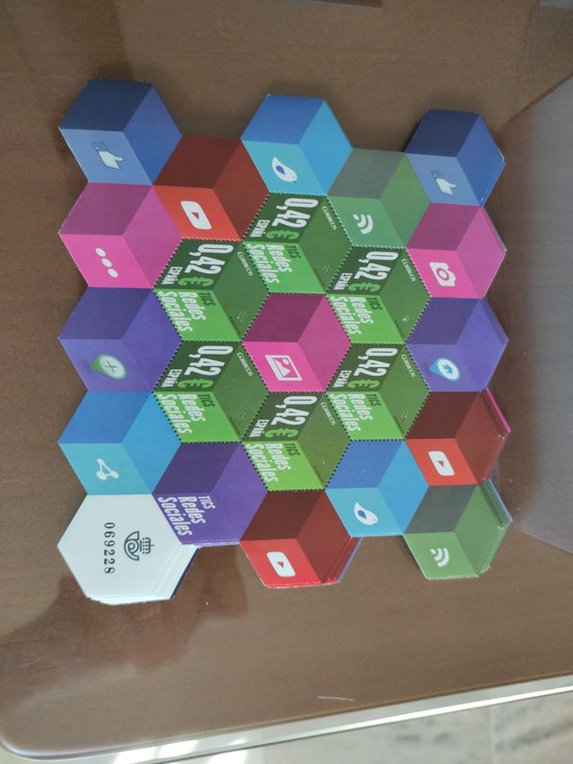 Mini pliego de 6 sellos. Tecnologías de la informa