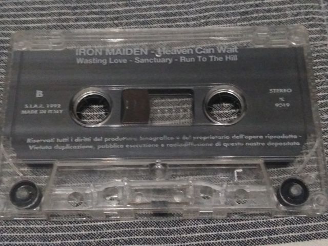 Cinta Cassette **IRON MAIDEN**