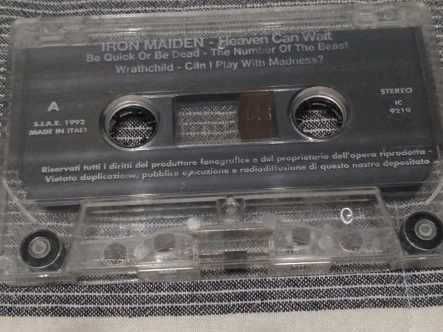 Cinta Cassette **IRON MAIDEN**
