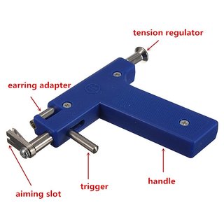 Estuche pistola perforadora pendientes nueva