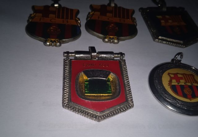 Lote 6 llaveros FC Barcelona