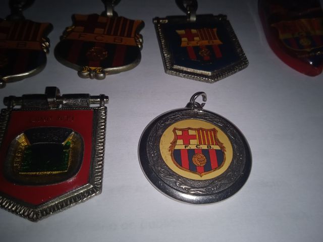 Lote 6 llaveros FC Barcelona