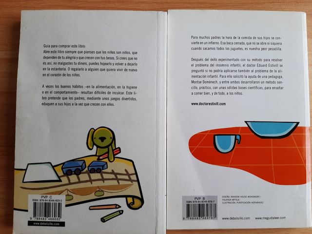 Libros ¡A comer! y ¡A jugar!