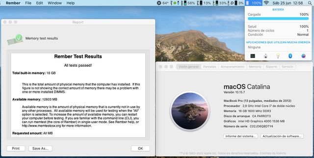 MacBook Pro 9,2 A1278 i7 13 pulgadas Mediados 2012