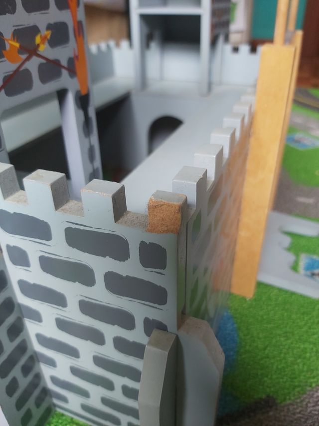 Castillo de madera desmontable