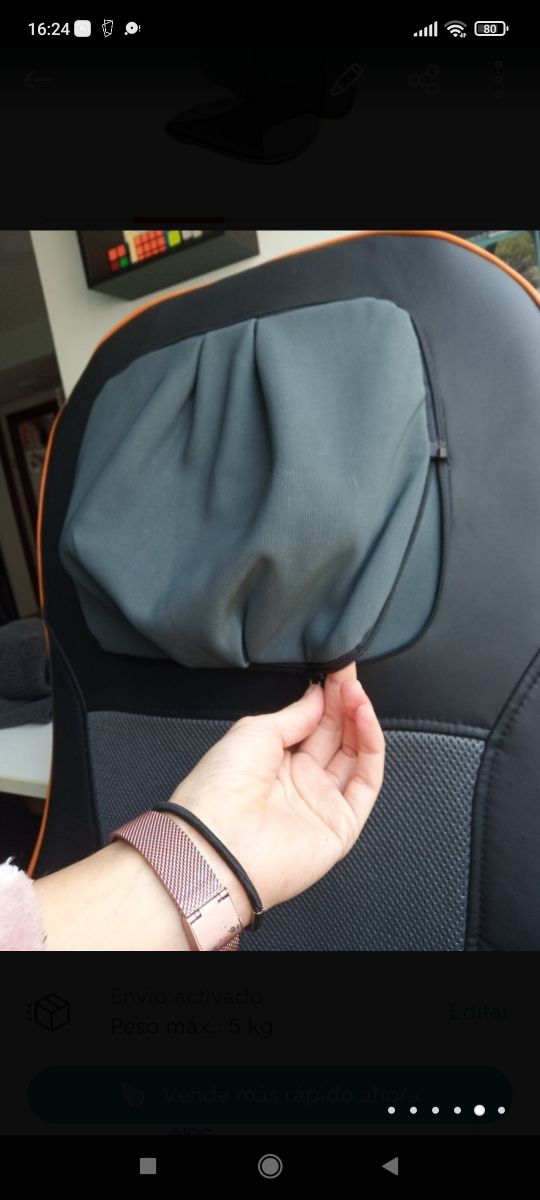 Asiento de masaje Siatsu Medisana