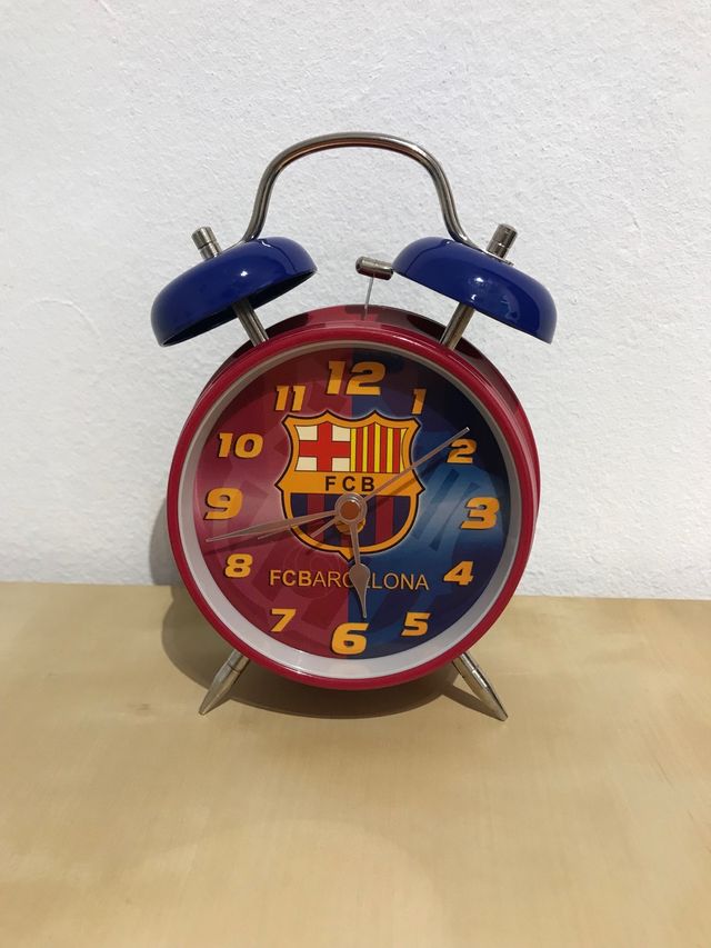 Reloj despertador del Barça